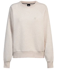 Boss by Hugo Women's Melange Cotton-Blend Sweatshirt