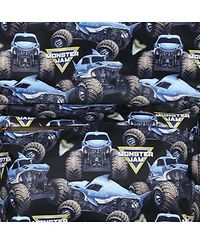 Monster Jam Backpack All-Over Print Megalodon Truck Design School Book Bag