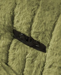 Furniture of America 41" Jorvien Modern Chenille Power Swivel Glider Recliner with Pillows