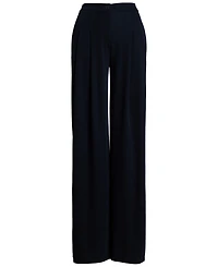 Lauren Ralph Lauren Women's Pleated Stretch Jersey Wide-Leg Pants, Regular & Petite