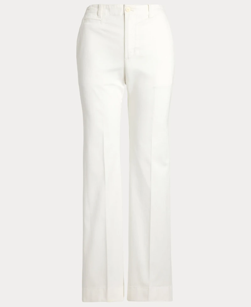 Lauren Ralph Lauren Women's Stretch Cotton Chino Flare Pants