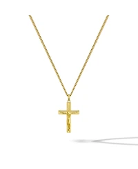 Vincero Men's Crucifix Pendant Necklace Stainless Steel, 24