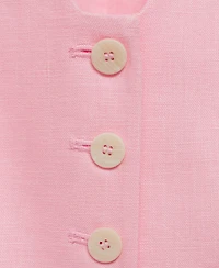 Mango Women's Linen Suit Vest
