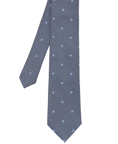 Ben Sherman Men's Dot Plaid Silk Tie