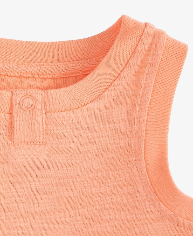 First Impressions Baby Boys Solid Henley Tank Top, Exclusively at Macy's