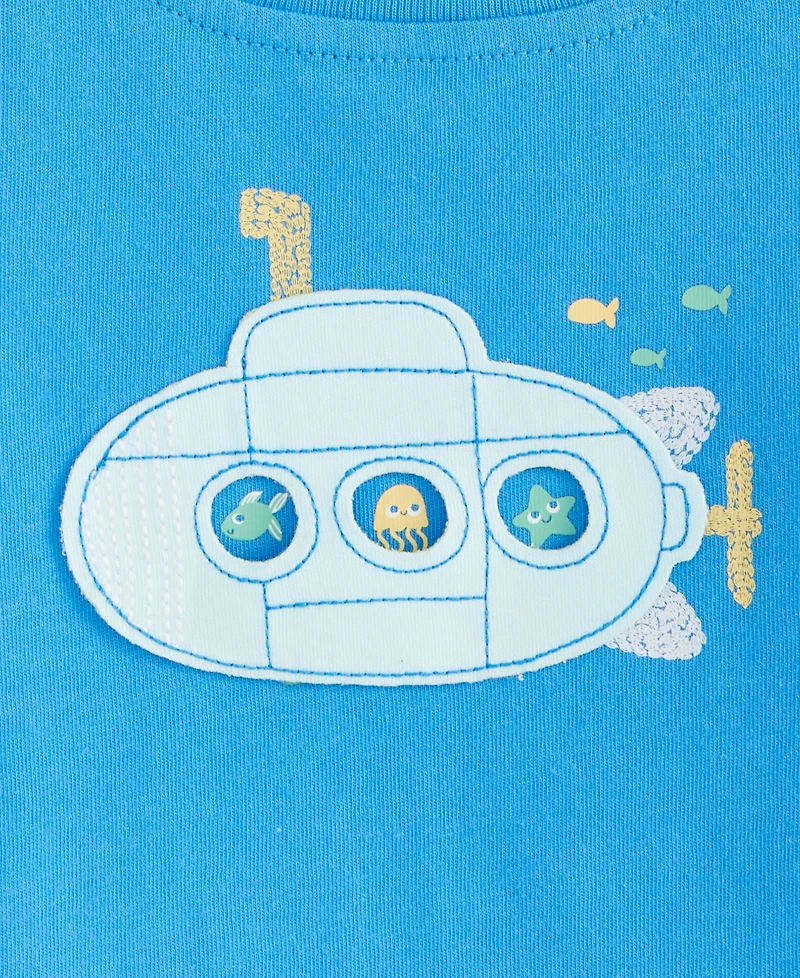 First Impressions Baby Boys Submarine Graphic T-Shirt, Exclusively at Macy's