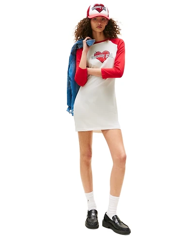 Tommy Girl Women's Raglan T-Shirt Dress