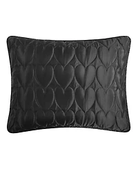 Juicy Couture Satin Heart Stitched 3 Pc. Quilt Set, Full/Queen