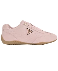 Guess Women's Gabiey Low Profile Suede Lace-Up Sneakers