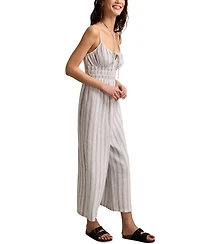Lucky Brand Women's Cotton Striped Gauzy Jumpsuit