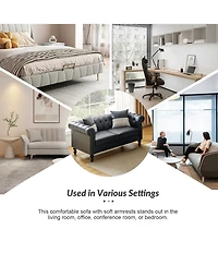 Tecla 3 Piece Living Room Set with Two-tone Throw Pillows