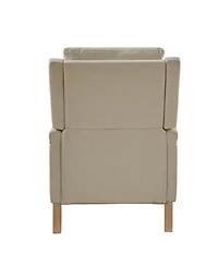 Dora 28.74" Wide Upholstered Push Back Recliner