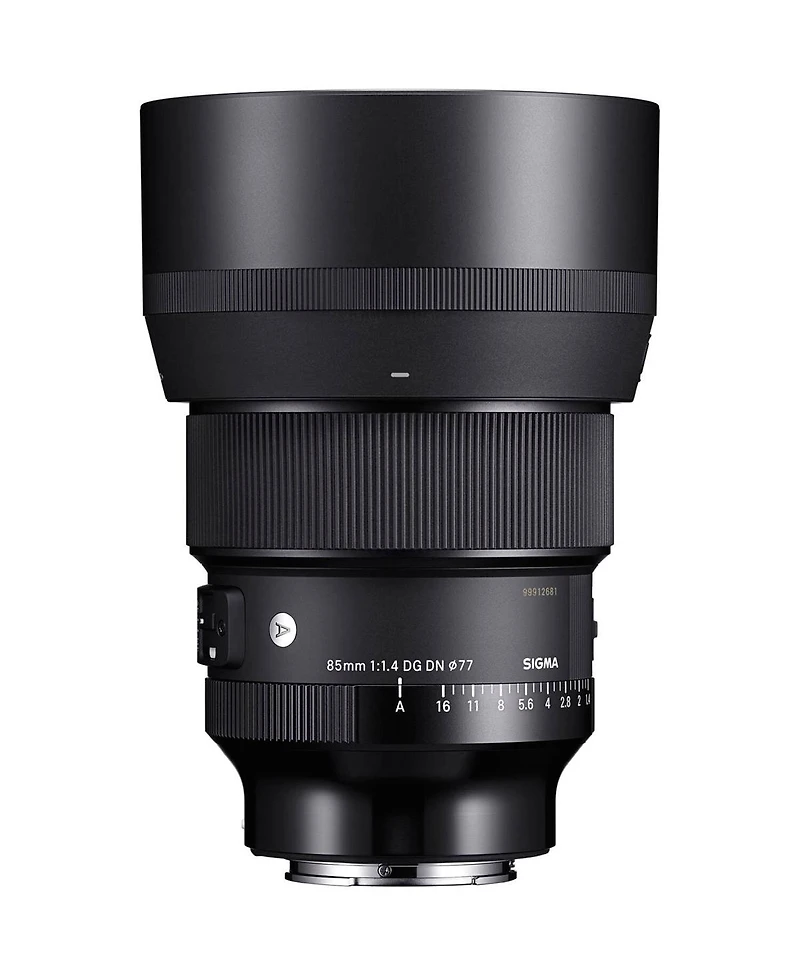 Sigma 85mm f/1.4 Dg Dn Art Lens for Sony E, Bundle with Takama 3-Section Aluminum Video Tripod with Fluid Head, Cleaning Kit, Cloth