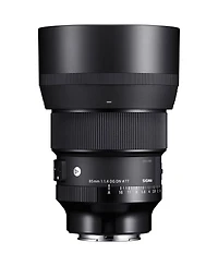 Sigma 85mm f/1.4 Dg Dn Art Lens for Sony E, Bundle with Takama 3-Section Aluminum Video Tripod with Fluid Head, Cleaning Kit, Cloth