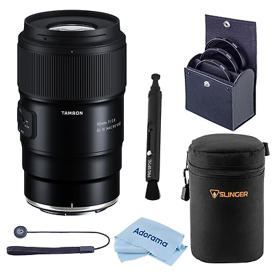 Tamron 90mm f/2.8 Di Iii Vxd Macro Lens for Nikon Z, Bundle with Lens Case and 67mm Filter Kit