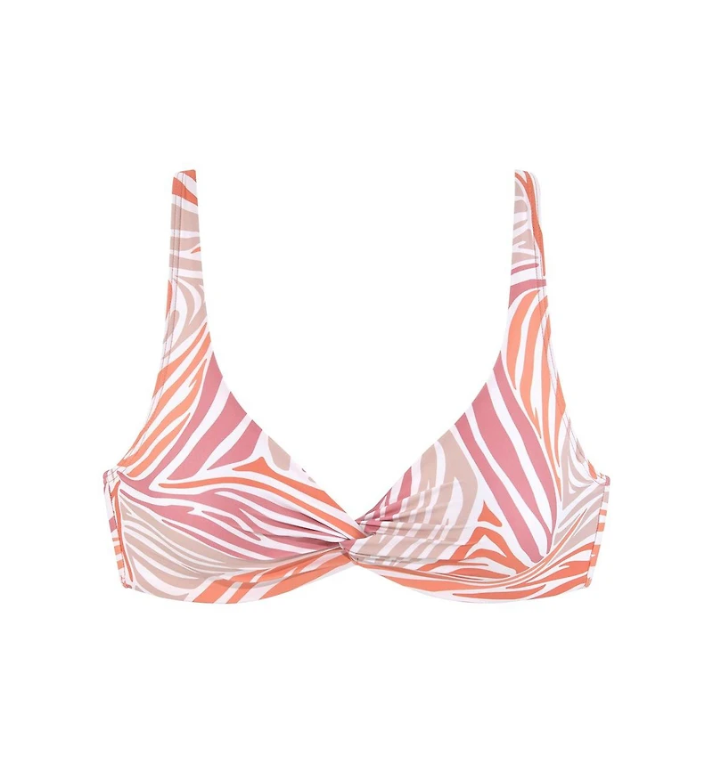 Lascana Women's Zebra Print Underwire Bikini Swimsuit Top Bra Sizing