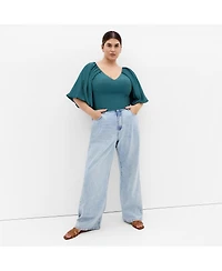 City Chic Plus Peta Top