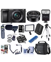 Sony Sony Alpha a6400 24.2MP Mirrorless Digital Camera with 16-50mm f/3.5-5.6 Oss Lens