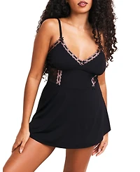 Adore Me Plus Hilda Babydoll & Hipster Set