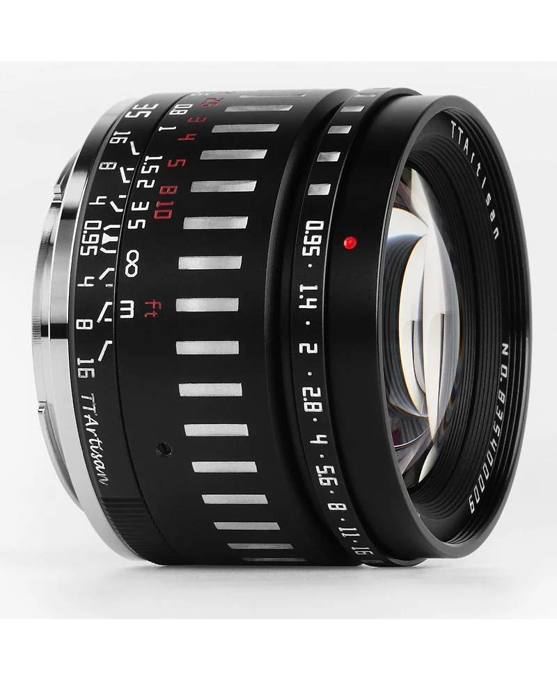 TTArtisan 35mm f/0.95 Lens for Fuji X, Black & Silver
