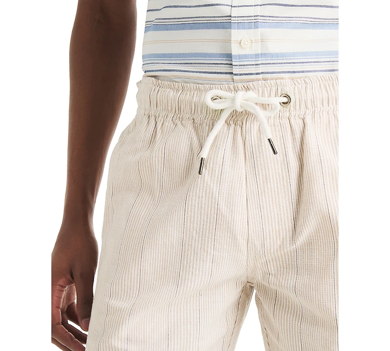 Nautica 7" Striped Textured Pull-On Short