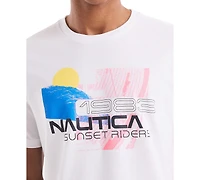 Nautica Men's Sunset Riders Logo Graphic T-Shirt