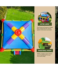Xjump Grand Party Dome 20' x 20' Commercial Grade Bounce House , Moonwalk Bouncer Jumper for Kids and Adults, Indoor Outdoor, Pvc Vinyl, Birthday Part