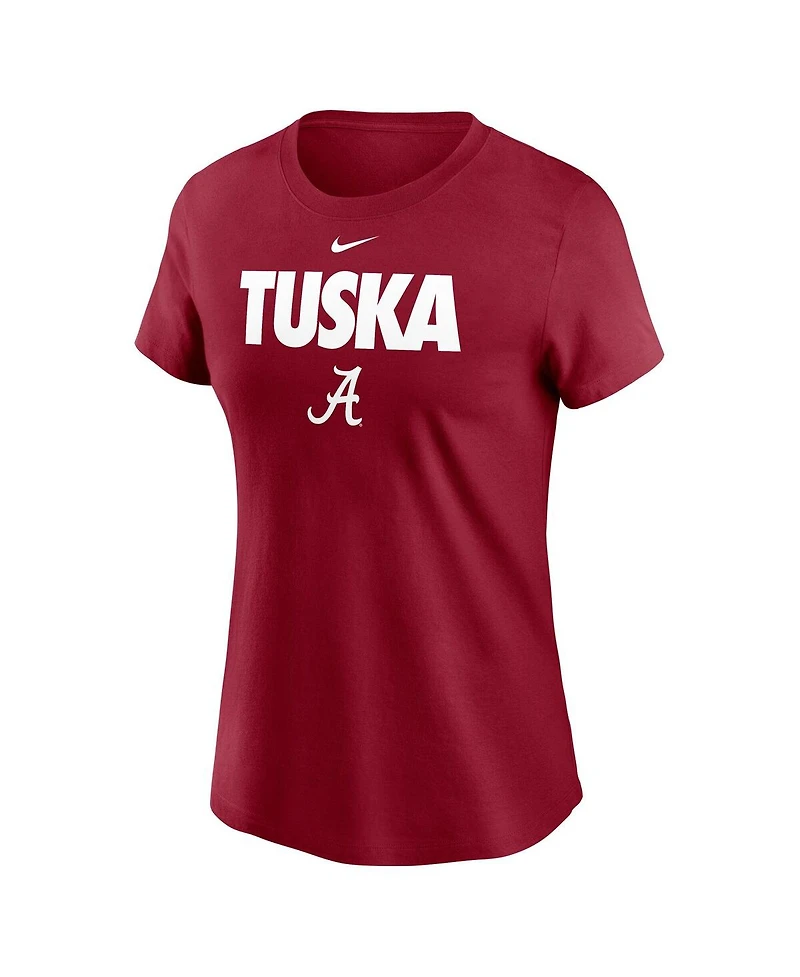 Nike Women's Crimson Alabama Tide Local Ultimate Chant T-Shirt