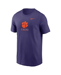 Nike Men's Purple Clemson Tigers 2-Hit T-Shirt