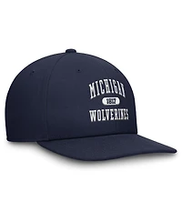 Jordan Men's Navy Michigan Wolverines Athletics Pro Adjustable Hat