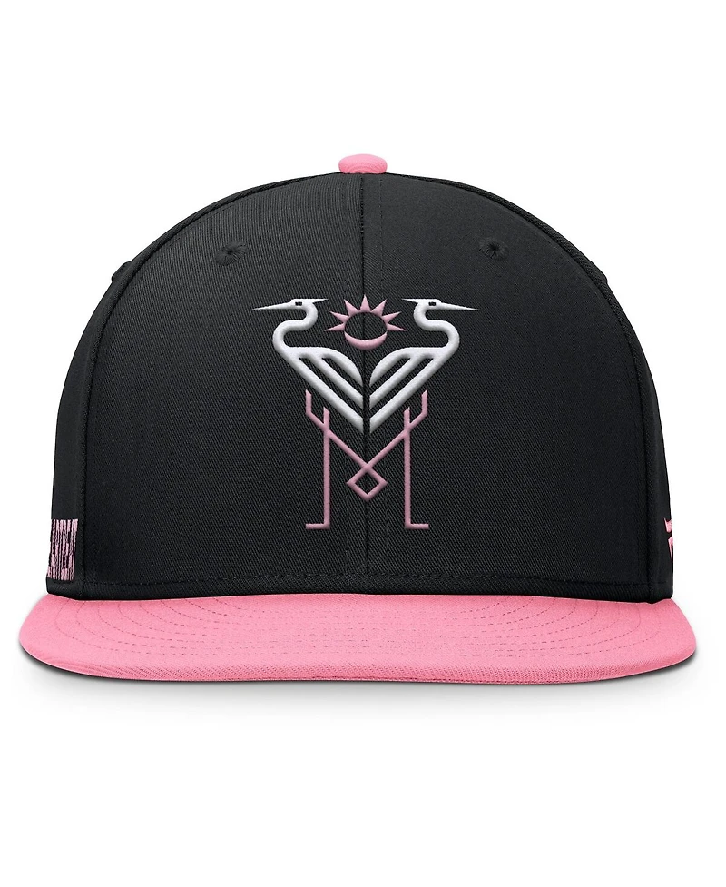 Fanatics Men's Black Inter Miami Cf Sitter Snapback Hat