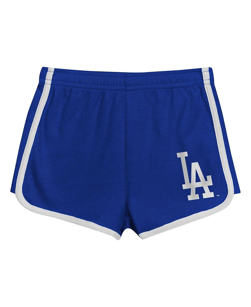 Outerstuff Toddler 2-Piece Blue Los Angeles Dodgers Double Run T-Shirt and Shorts Set