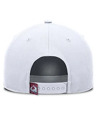 Fanatics Men's White Colorado Avalanche Rope A-Frame Adjustable Hat