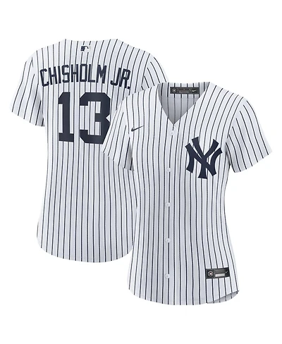 Nike Women's Jazz Chisholm Jr. White New York Yankees Home Replica Jersey