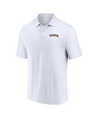 Fanatics Men's White San Francisco Giants Component Polo Shirt