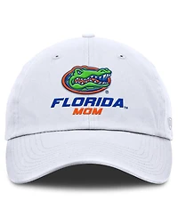 Top Of The World Women's White Florida Gators Mom Logo Staple Adjustable Hat
