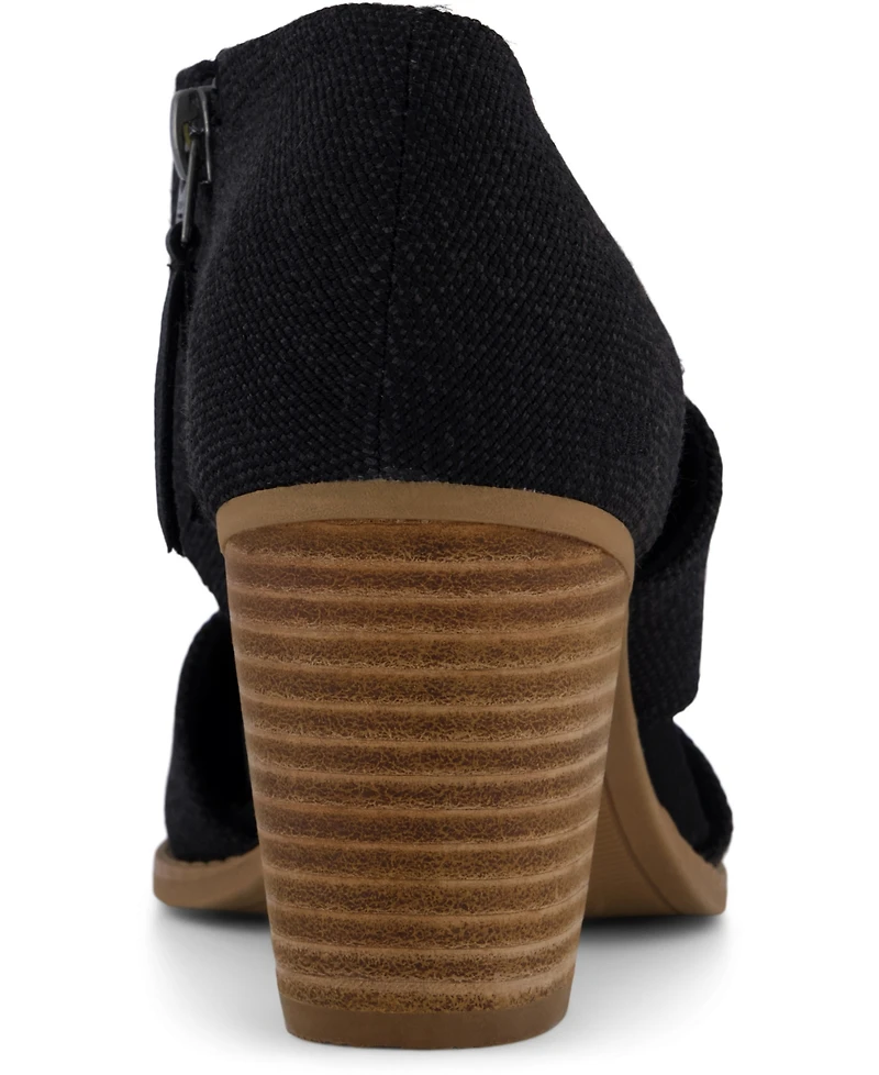 Toms Women's Milan Closed Toe Heel Sandals
