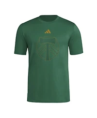 Adidas Men's Green Portland Timbers 2025 Jersey Hook Aeroready T-Shirt