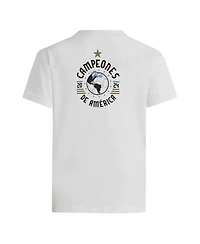 Adidas Big Boys and Girls White Argentina National Team 2024 Copa America s T-Shirt