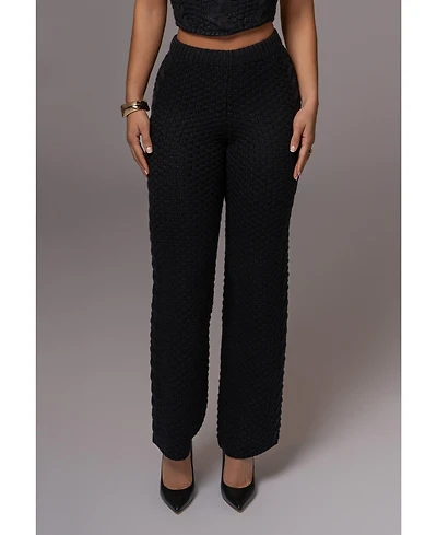 Jluxlabel Women's Beige Madison Knit Pants