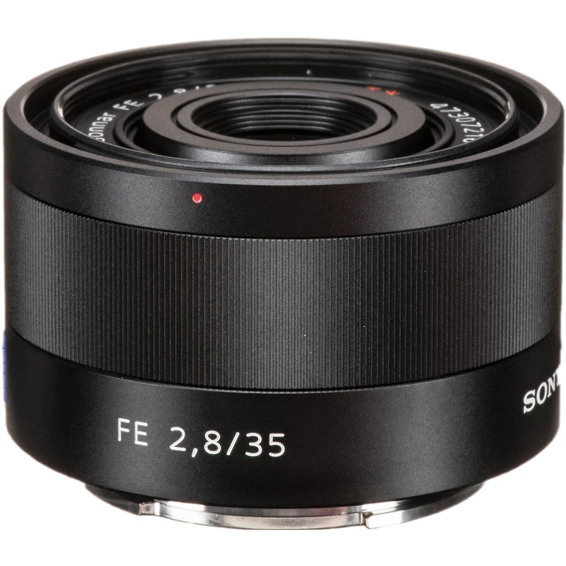Sony Sonnar T Fe 35mm f/2.8 Za Lens for Sony E, Bundle with 49mm Filter Kit, Lens Wrap, Lens Cleaner, Cleaning Kit, Lens Case, Lens Cap Tether