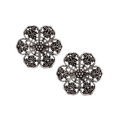 Sohi Women's Oxodised Toe Ring Set