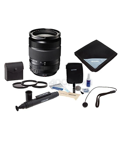 Fujifilm Xf 18-135mm f/3.5-5.6 R Lm Ois Wr Lens, Bundle with ProOptic 67mm Filter Kit, Cleaning Kit, Lens Wrap, Lens Cap Tether, Lens Cleaner
