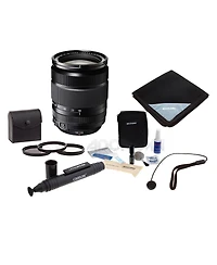 Fujifilm Xf 18-135mm f/3.5-5.6 R Lm Ois Wr Lens, Bundle with ProOptic 67mm Filter Kit, Cleaning Kit, Lens Wrap, Lens Cap Tether, Lens Cleaner