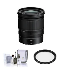 Nikon Nikkor Z 24-70mm f/4 S Lens, Bundle with ProOptic Pro Digital 72mm Multi Coated Uv Filter, Cleaning Kit