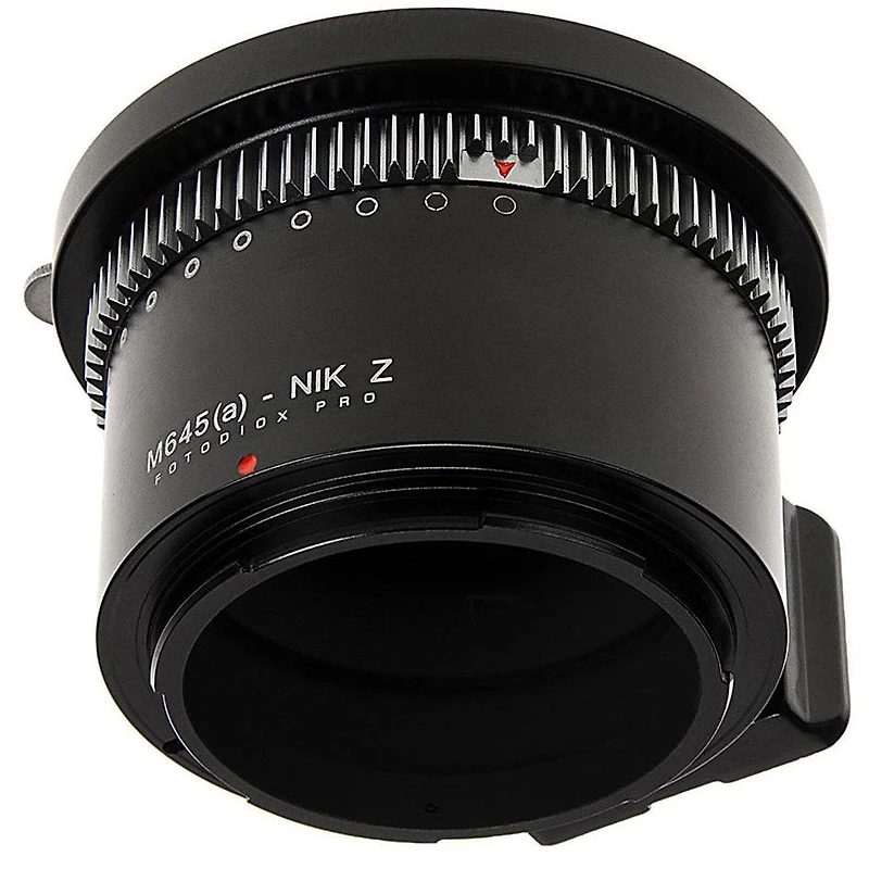Fotodiox Pro Lens Mount Adapter for Mamiya 645 (M645) Mount Af/Af-d Lenses to Nikon Z-Mount Mirrorless Camera Bodies