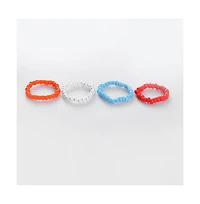 Sohi Women's Beaded Multi-Layer Ring