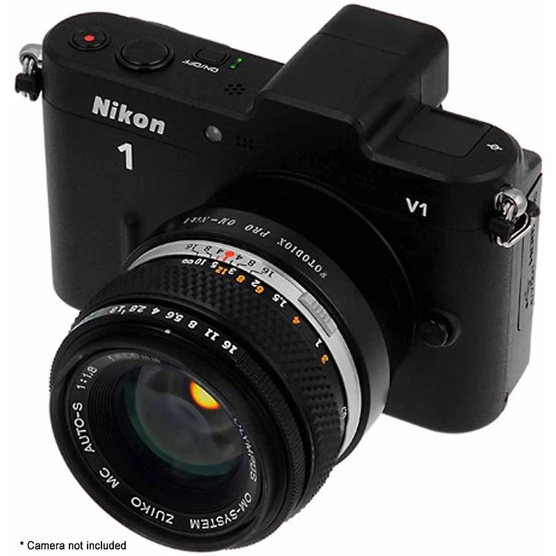 Fotodiox Mount Adapter for Olympus Om Lens to Nikon 1 System Camera
