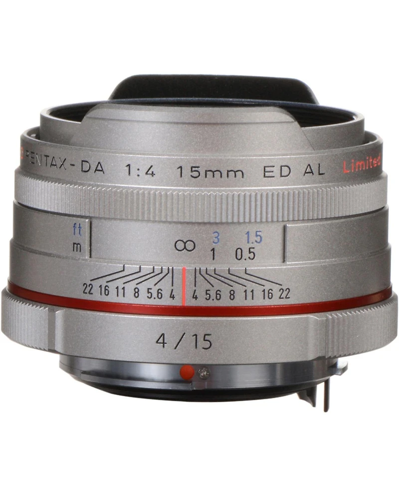 Pentax Smcp-da 15mm f/4 Ed Al Hd Lens for Dslr Cameras, Silver