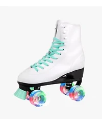 C7skates Vixen Quad Roller Skates Peppermint W Led Youth 4